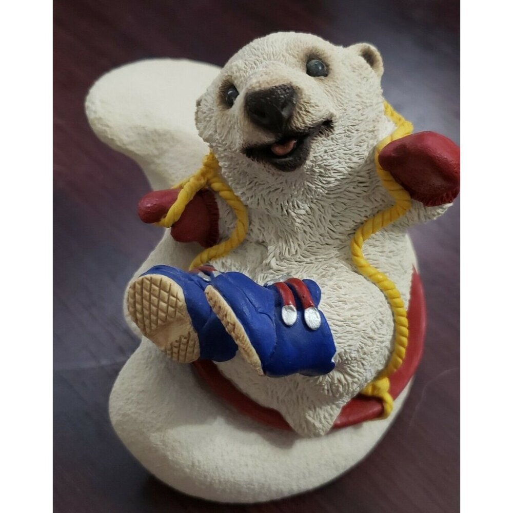 Stone Critters Polar Bear Wild Slide SC-657 Figurine HTF